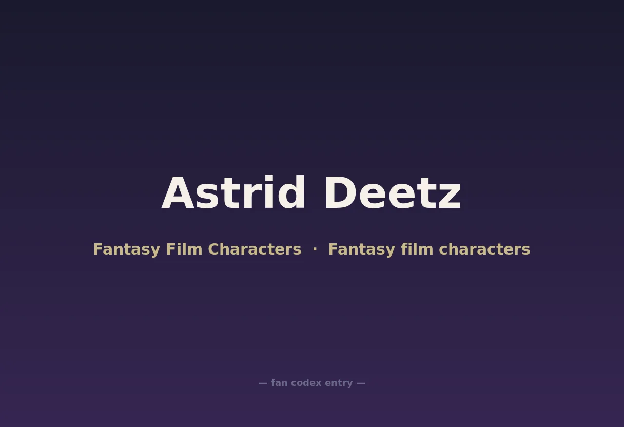 Astrid Deetz