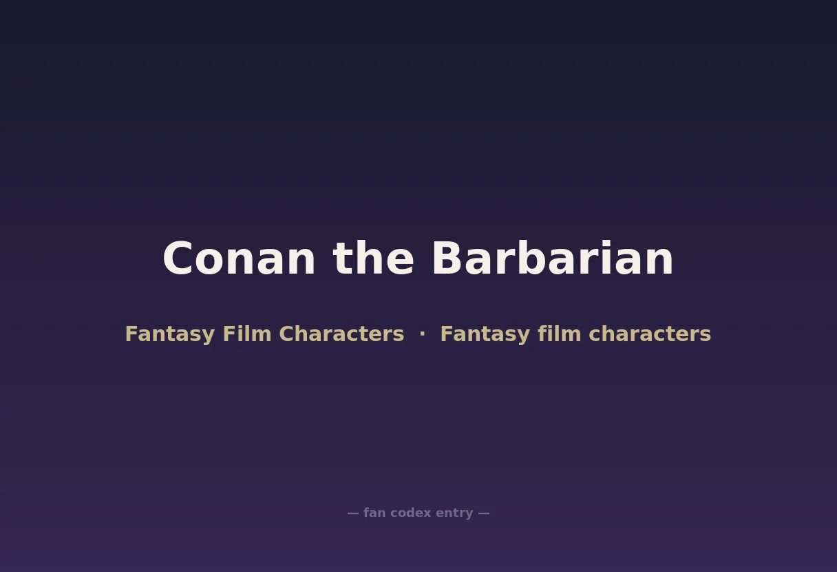 Conan the Barbarian