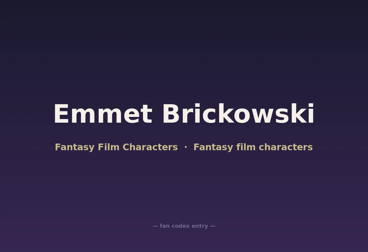 Emmet Brickowski