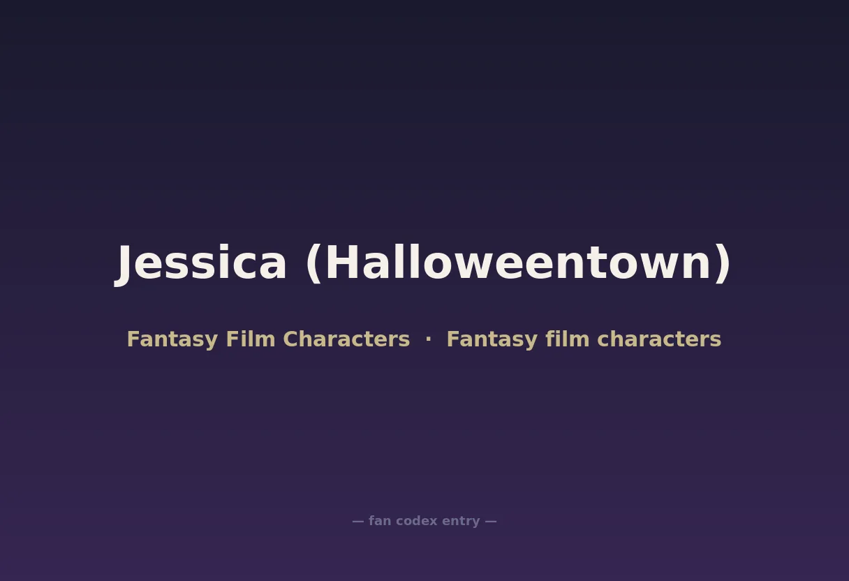 Jessica (Halloweentown)