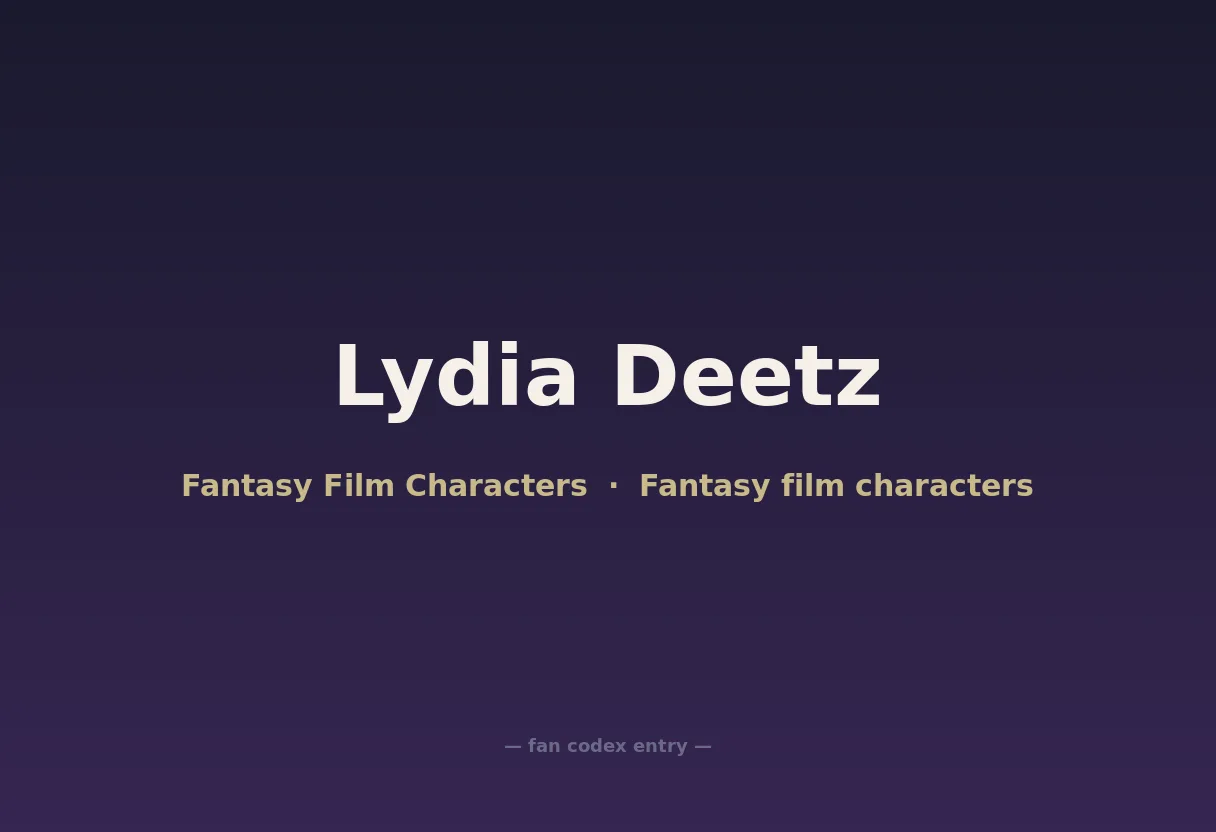 Lydia Deetz